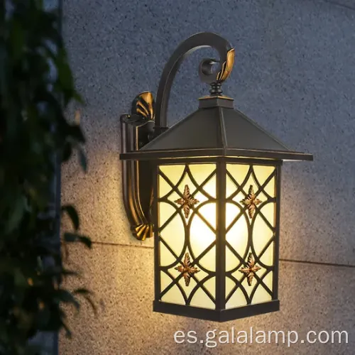 Elegante luz de pared LED europeo al aire libre